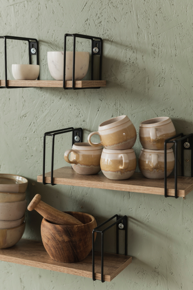 Półki ścienne 'Square' 3 pak - Dąb