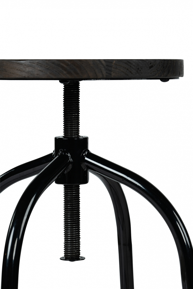 Pufa 'Frans' - Jasnobrązowy/Czarny