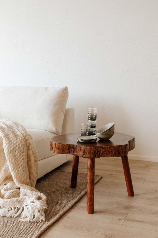 Stolik kawowy 'Earth' - Drewno