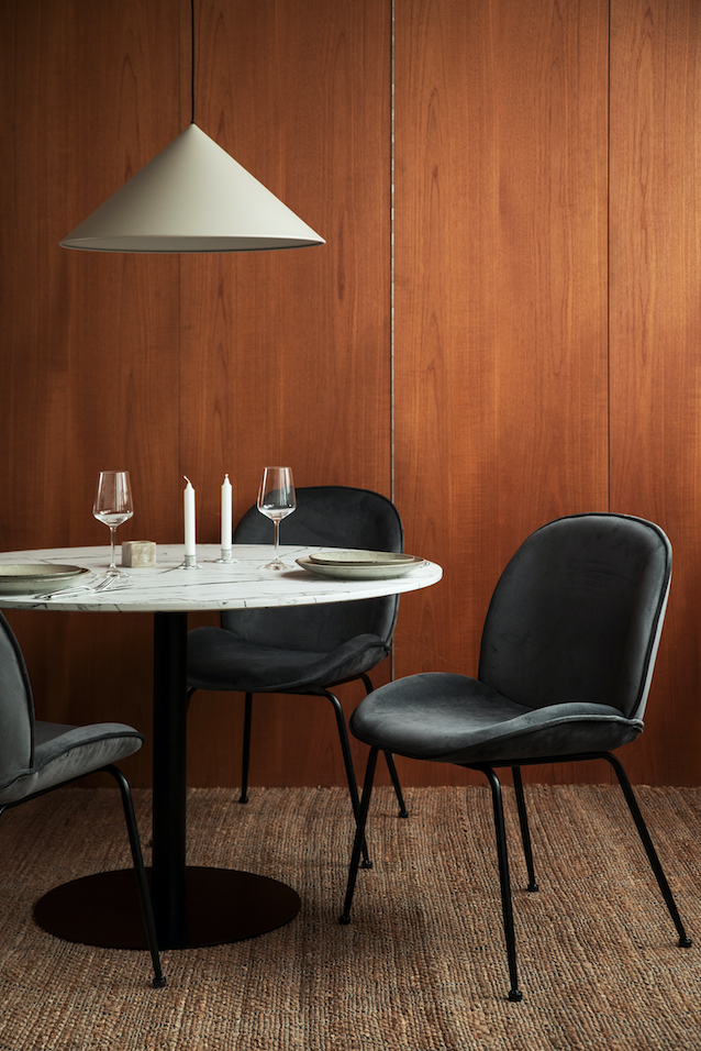 Krzesło 'Lux' - Szare/Czarne