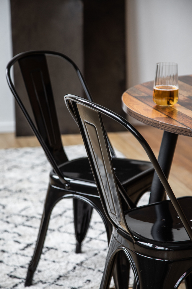 Krzesło 'Montmartre' - Czarny lakier