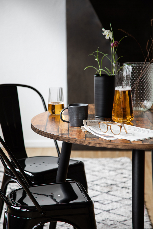 Krzesło 'Montmartre' - Czarny lakier