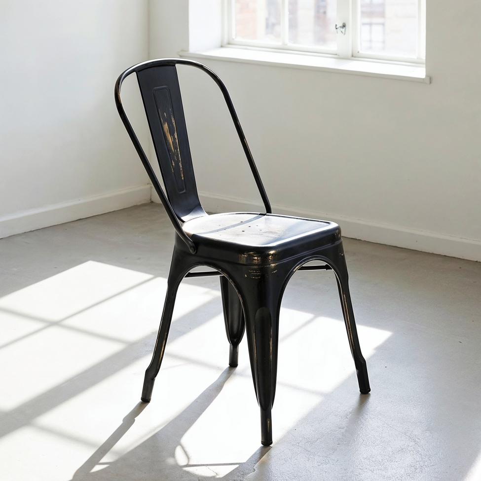 Krzesło 'Montmartre' - Vintage czarny