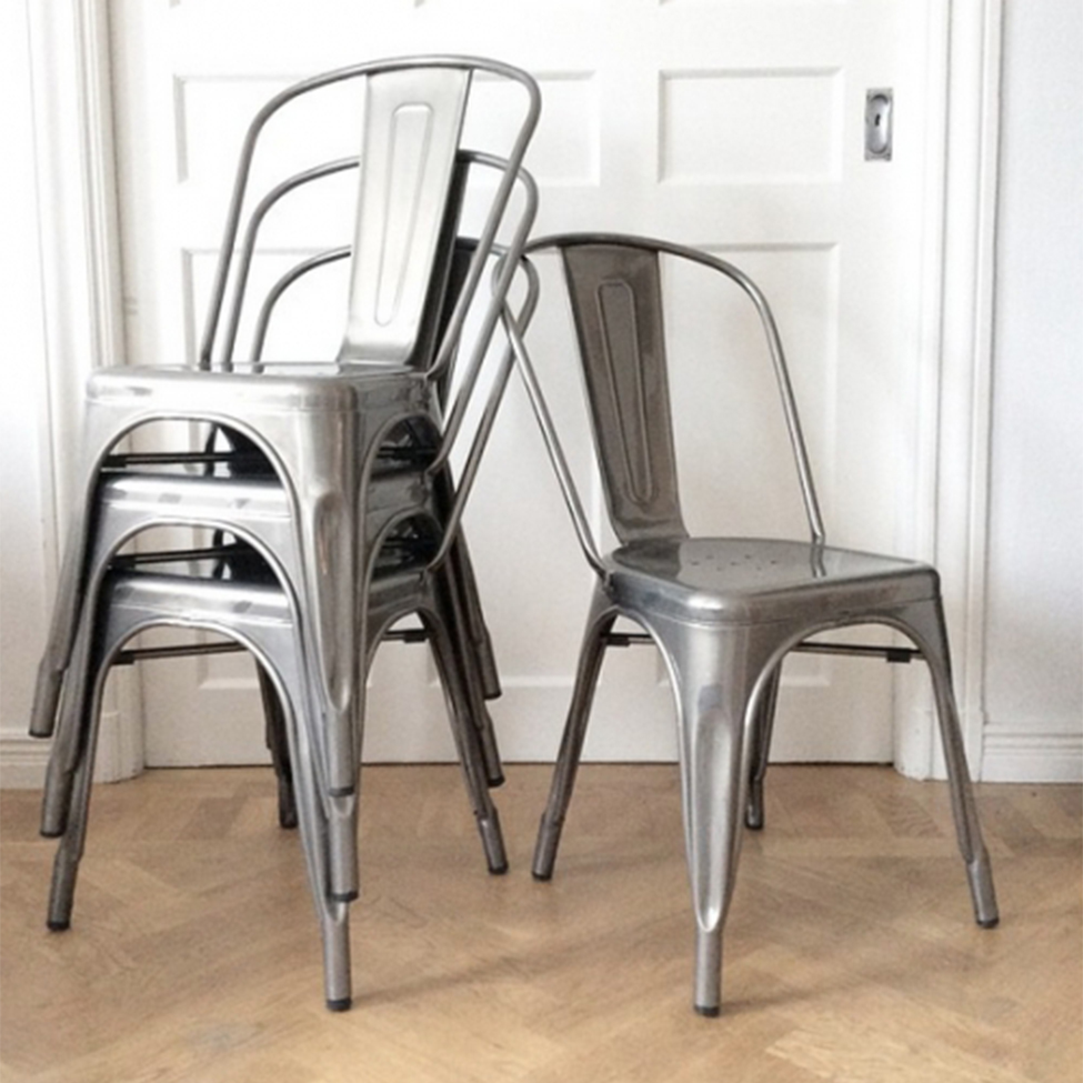 Krzesło 'Montmartre' - Rustykalna stal