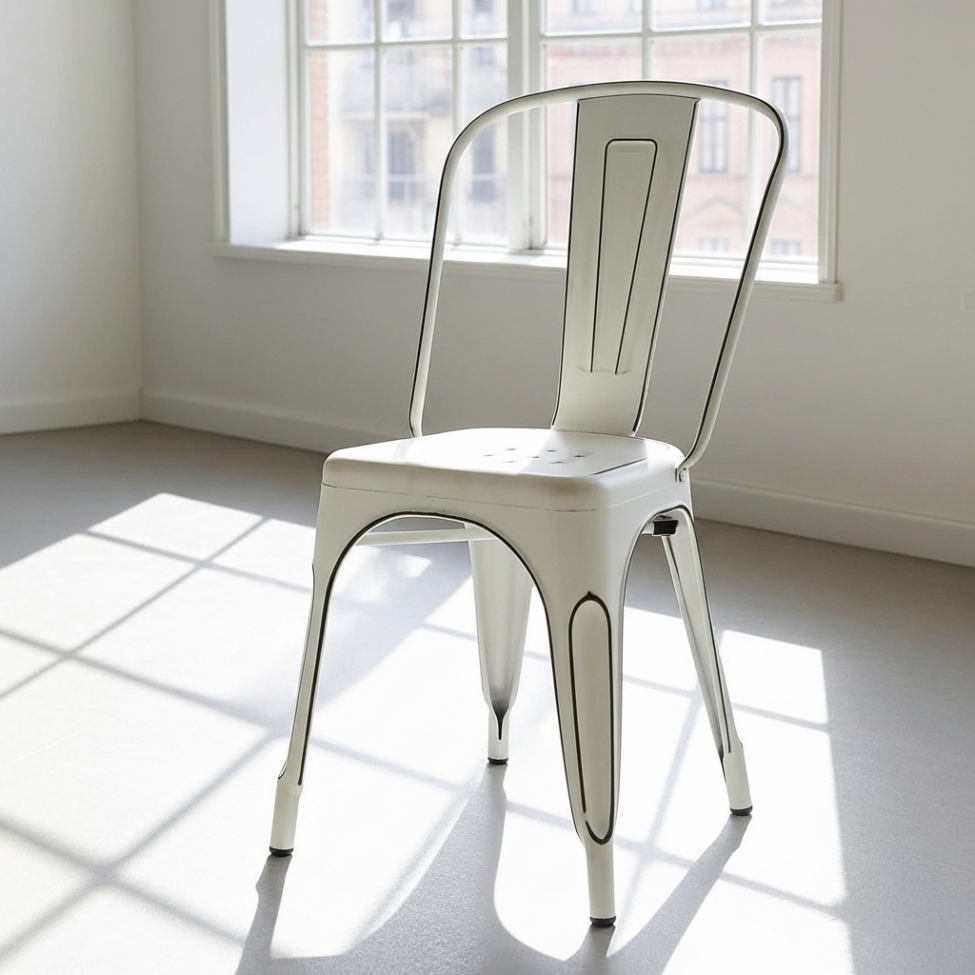 Krzesło 'Montmartre' - Vintage biały