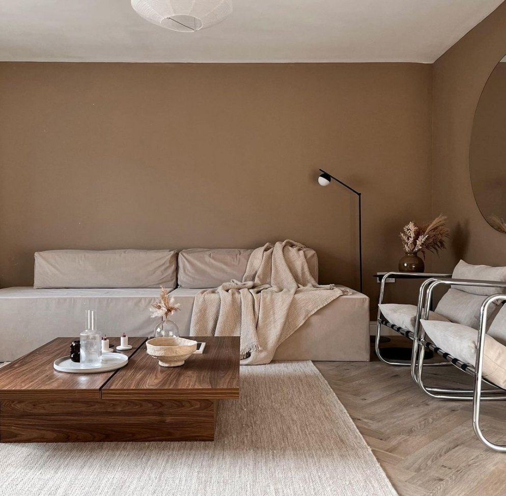 Dywan wełniany 'Dhurry' 70x200cm - Naturalny