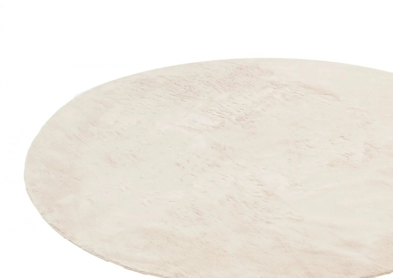 Okrągły dywan 'Arnaga Super Soft' 200cm - Beżowy