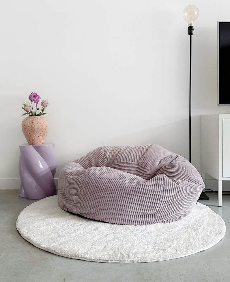 Okrągły dywan 'Aranga Super Soft' 120cm - Biały