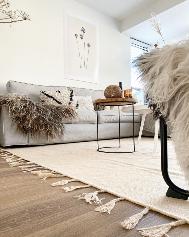 Dywan wełniany 'Malana' 300x400cm - Beżowy