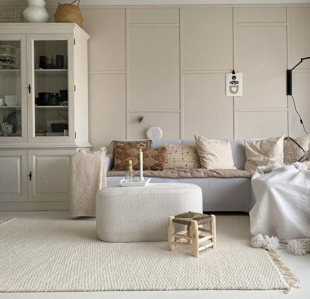 Dywan wełniany 'Cartmel' 240x240cm - Offwhite