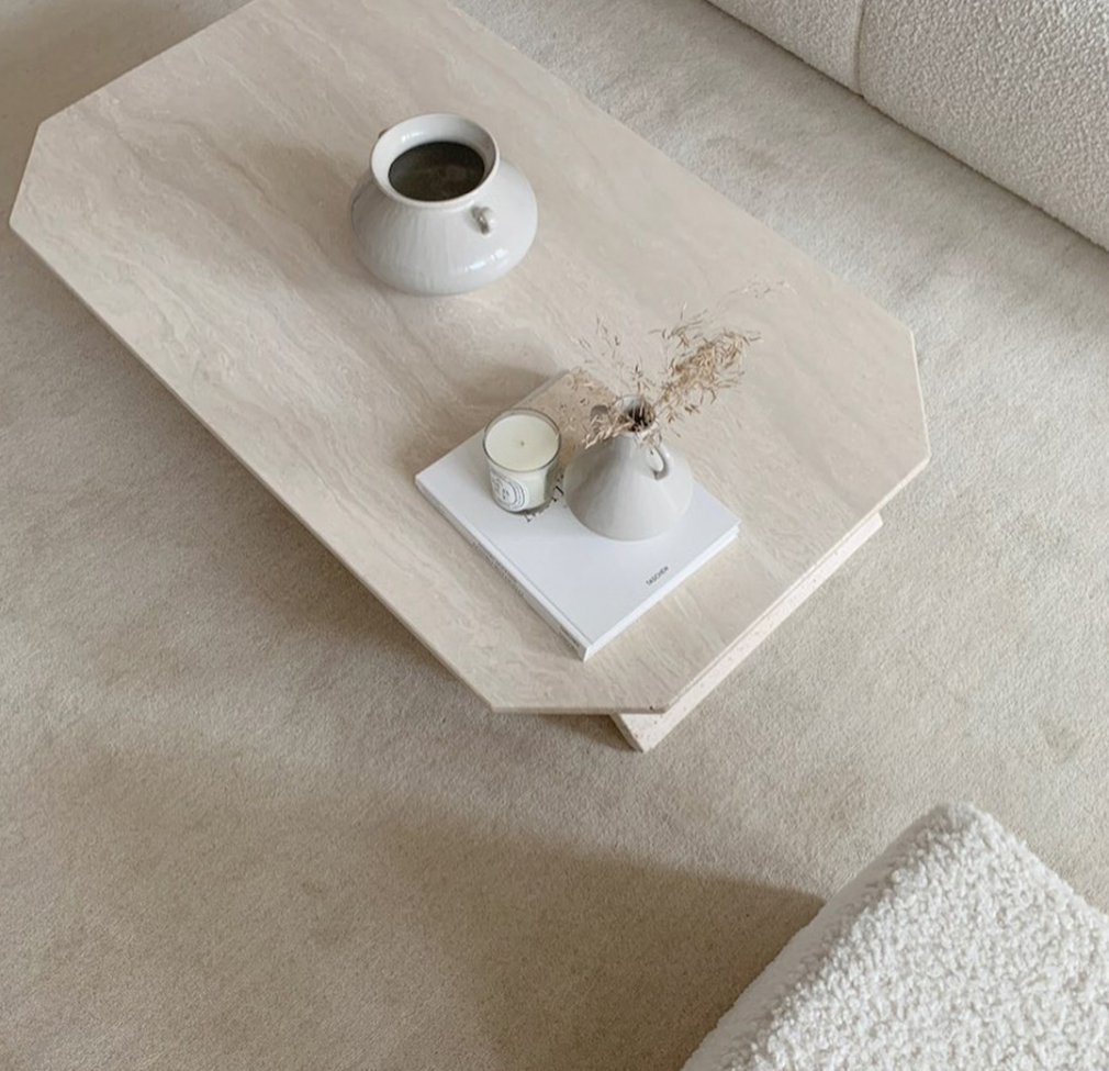 Dywan wełniany 'Ella' 70x200cm - Krem