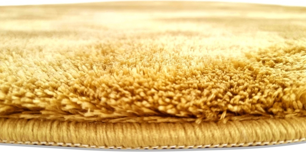 Okrągły dywan 'Aranga Super Soft' 200cm - Żółty