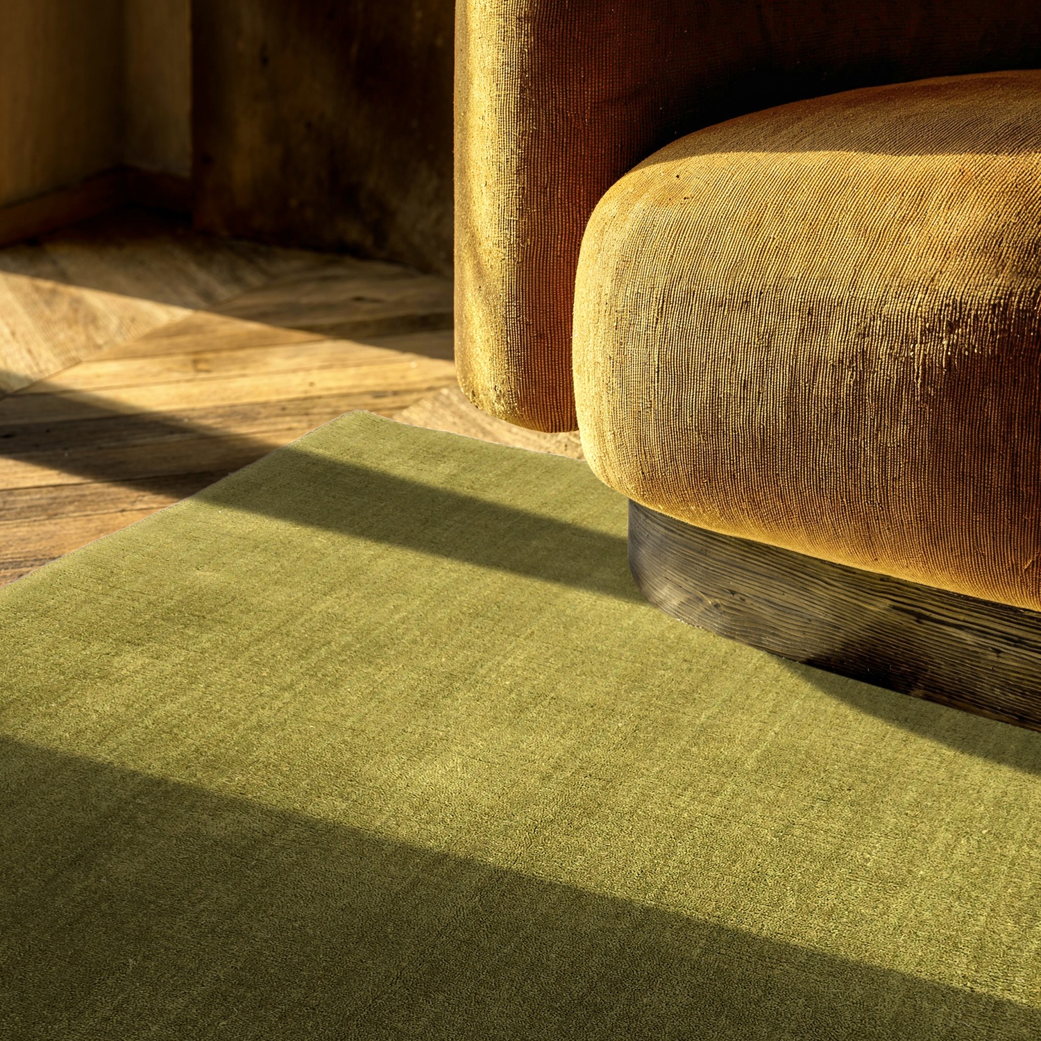 Dywan wełniany „Rozen Handloom Wool Premium” - zielony