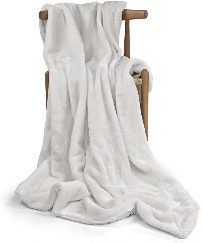 Narzuta 'Aranga Super Soft Throw” 130x170cm – biała