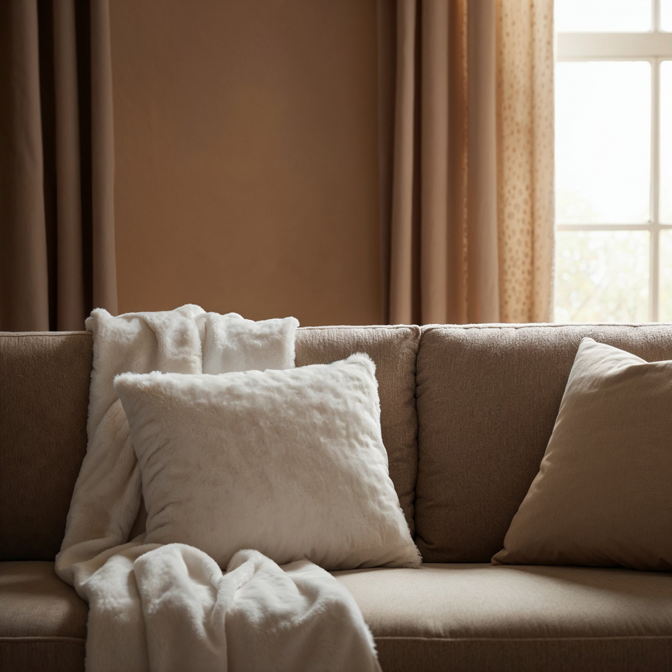 Poszewka na poduszkę 'Aranga Super Soft' 45x45cm - Biała