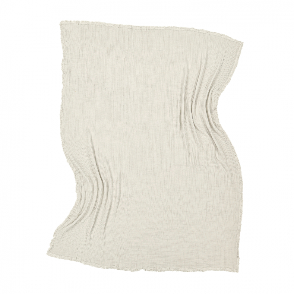 Kocyk muślinowy 'Dorena' 130x170cm - Szary