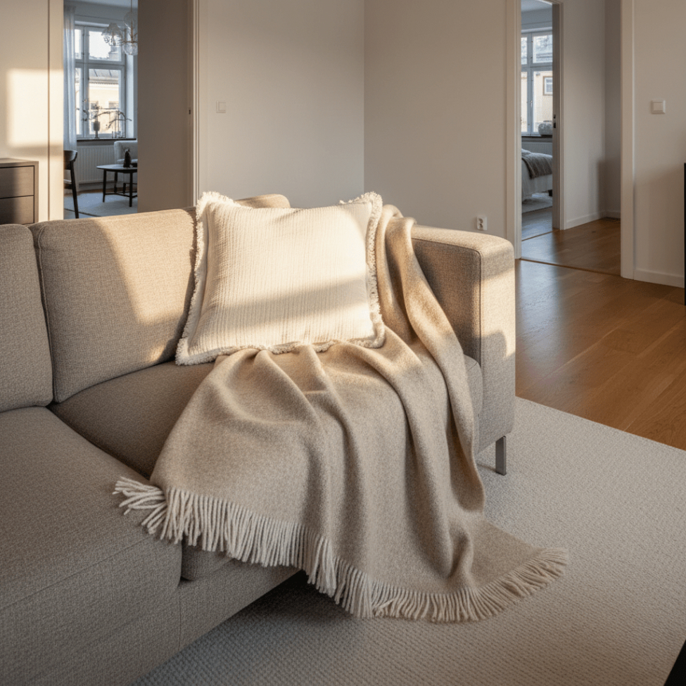 Poszewka na poduszkę 'Dorena' 45x45cm - Szara