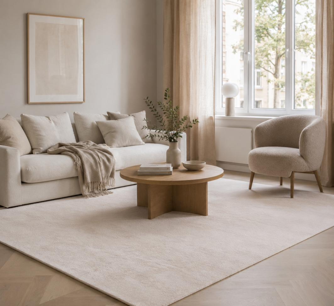 Dywan Rya 'Cloud Super Soft' – Białawy
