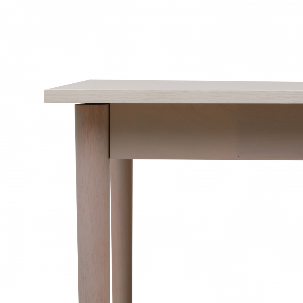 Stół jadalny 'Fager' 135 cm - Biały pigmentowany