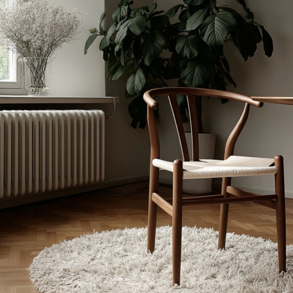 Krzesło 'Alta' - Orzech/Beżowe