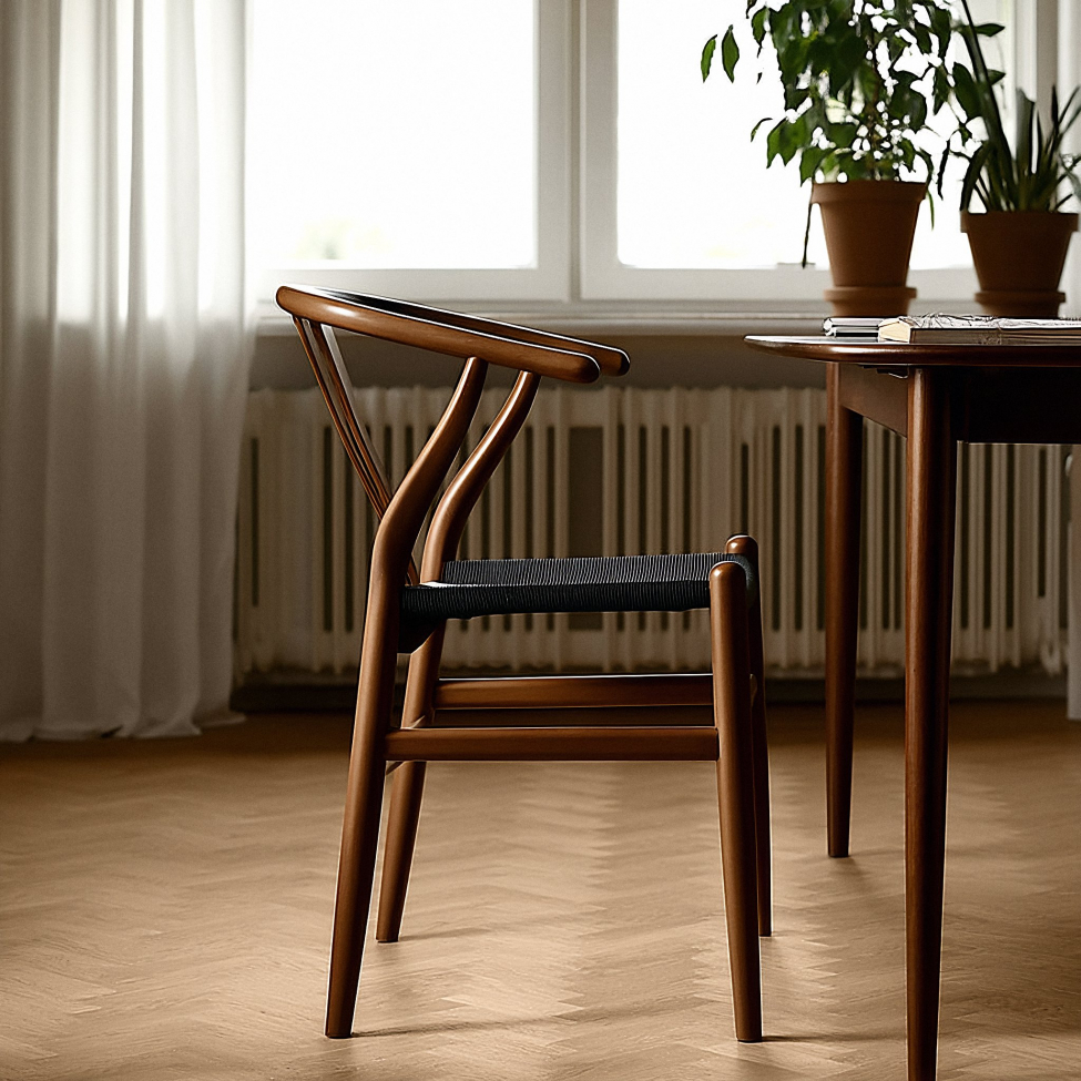 Krzesło 'Alta' - Orzech/Czarny