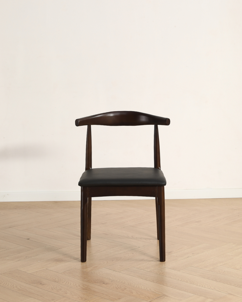 Krzesło 'Fager' - Orzech/Czarny