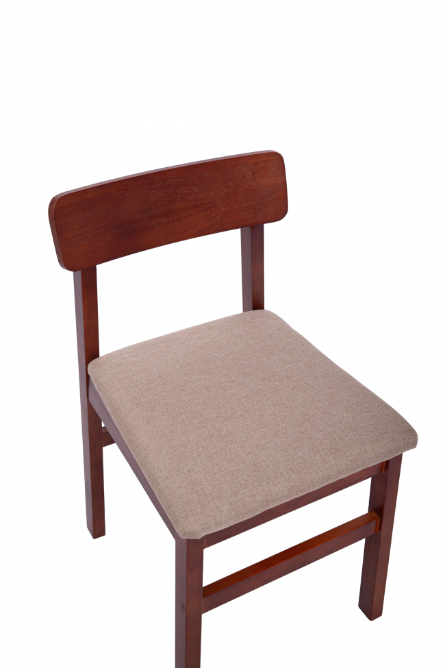 Krzesło 'Ålesund' - Orzech/Beżowy