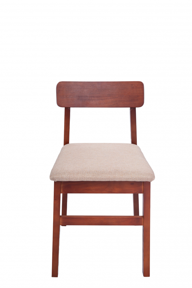 Krzesło 'Ålesund' - Orzech/Beżowy