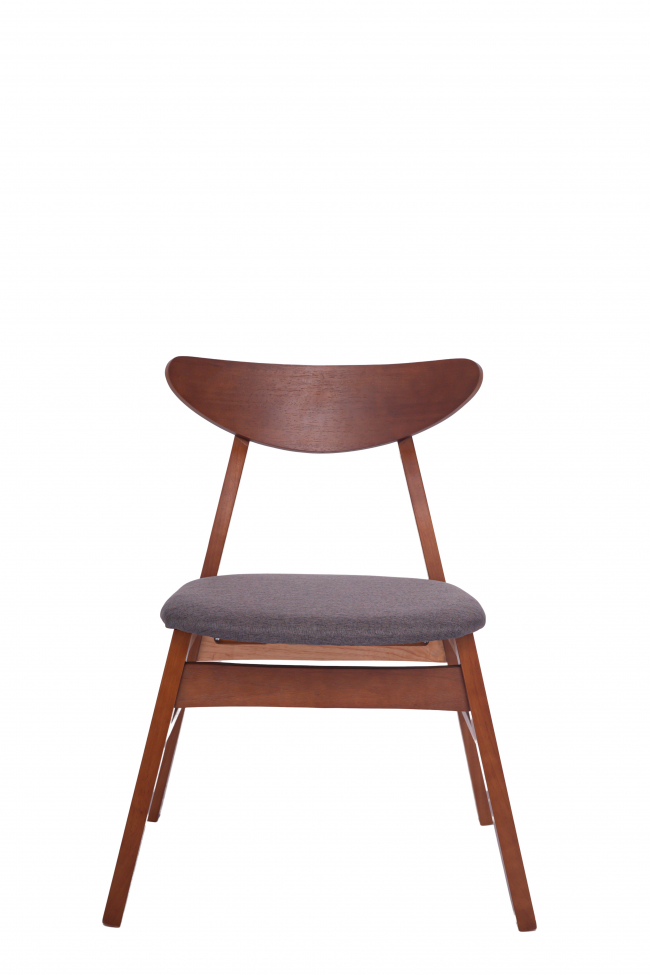 Krzesło 'Asta' - Orzech/Ciemnoszary