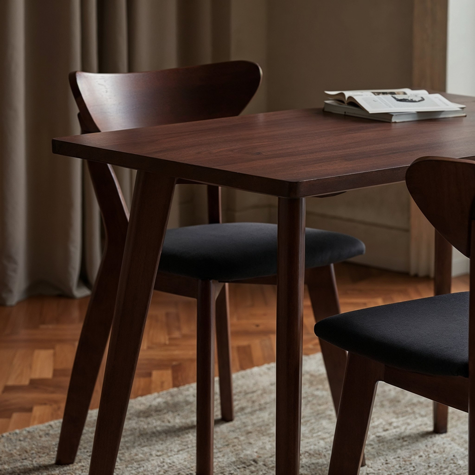 Krzesło 'Sirdal' - Orzech/Ciemnoszary