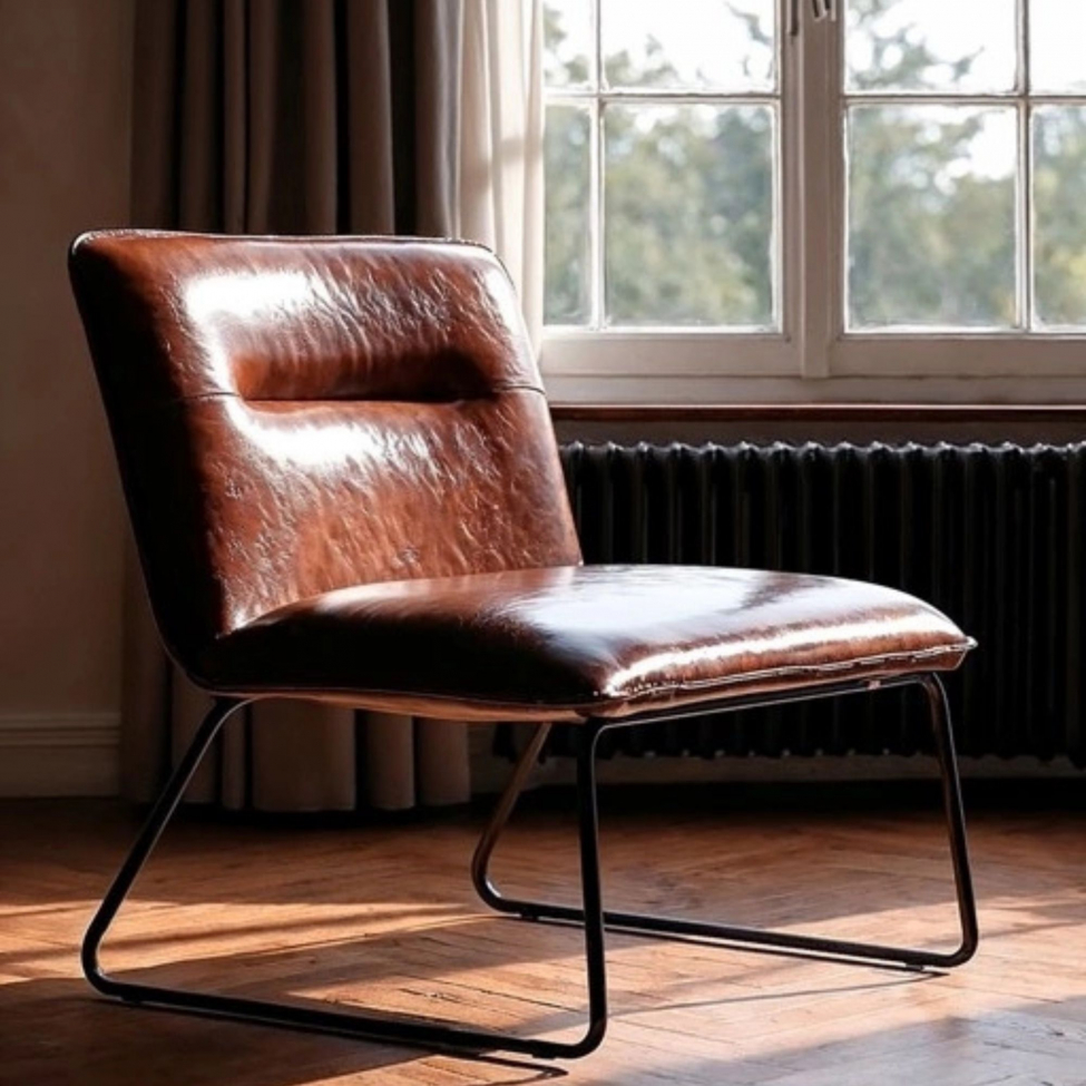 Fotel 'Chelsea' - Brązowy