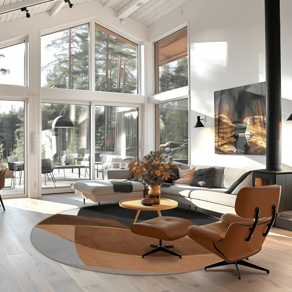 Okrągły dywan 'Hazel' 240cm - Multi