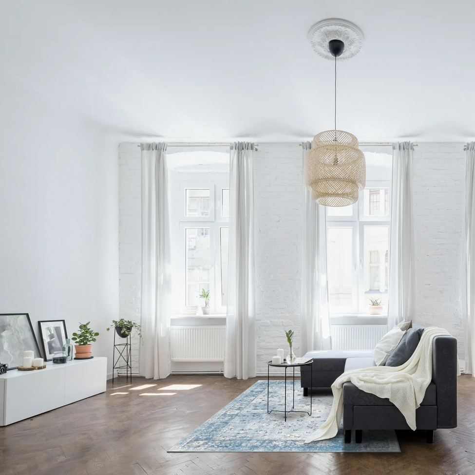 Dywan Wilton 'Gombalia' 130x190cm - Jasnoniebieski