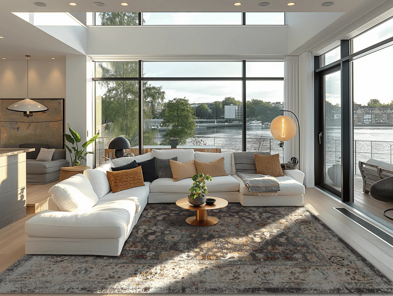 Dywan Wilton 'Bouhjar' 130x190cm - Szary/Multi