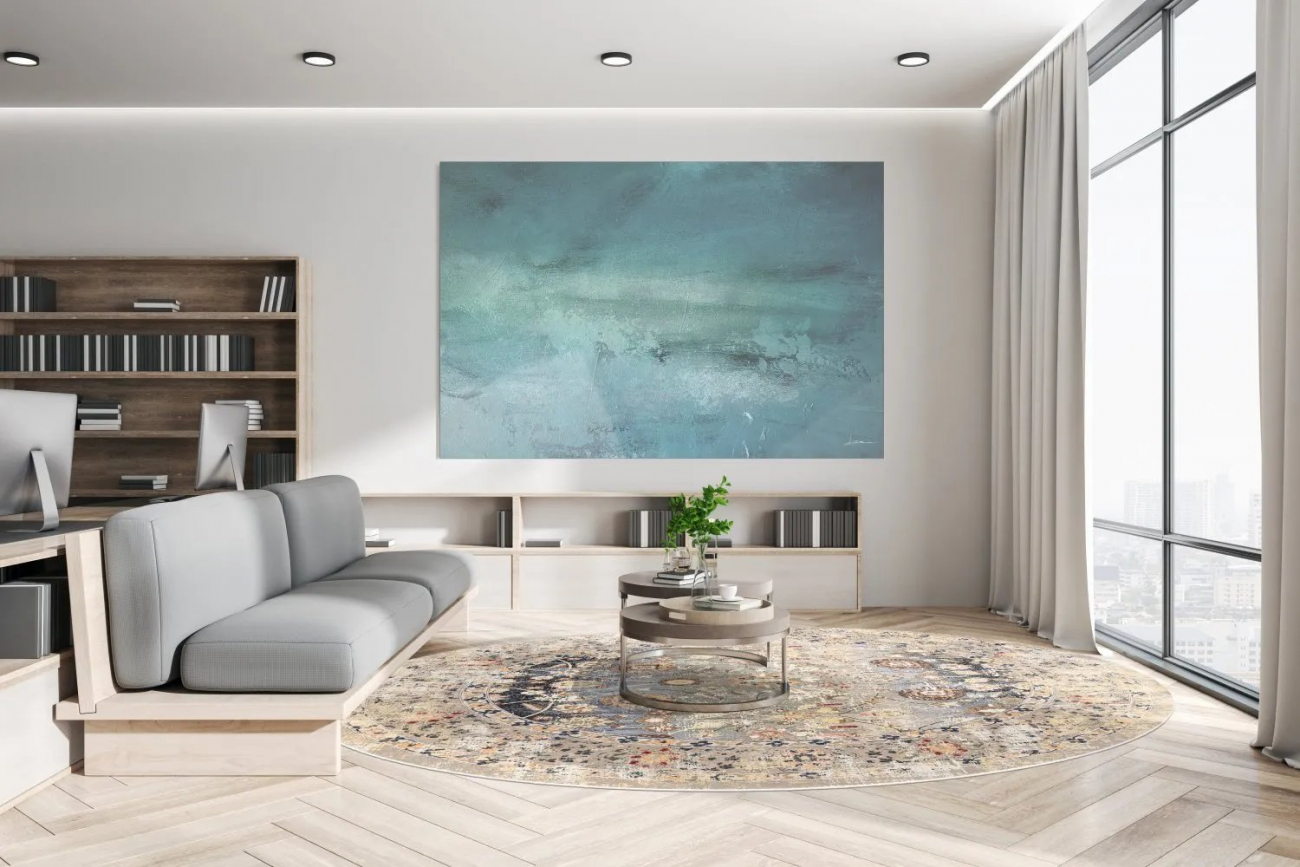 Okrągły dywan 'Bouhjar' 120cm - Beżowy/Multi