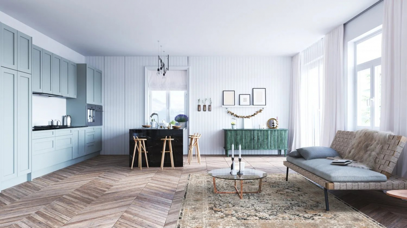 Dywan Wilton 'Douz' 200x280cm - Czarny/Wielokolorowy