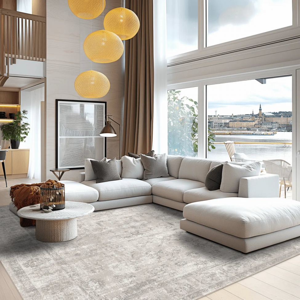 Dywan Wilton 'Gombalia' 80x250cm - Szary