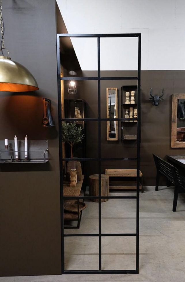 Ściana przemysłowa 'Nowy Jork' L - Czarne