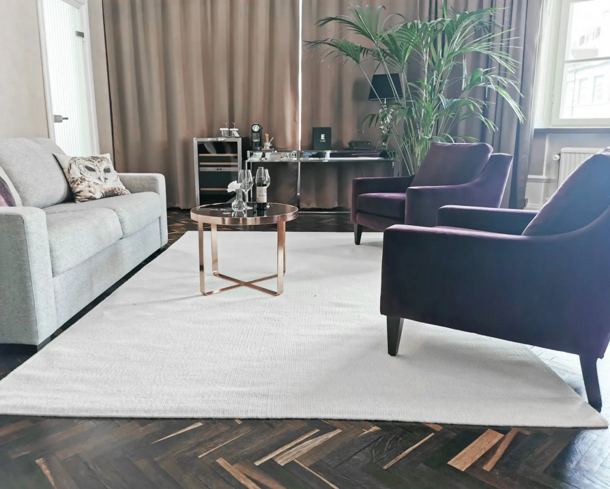 Dywan wełniany 'Hamilton' 300x400cm - Biały