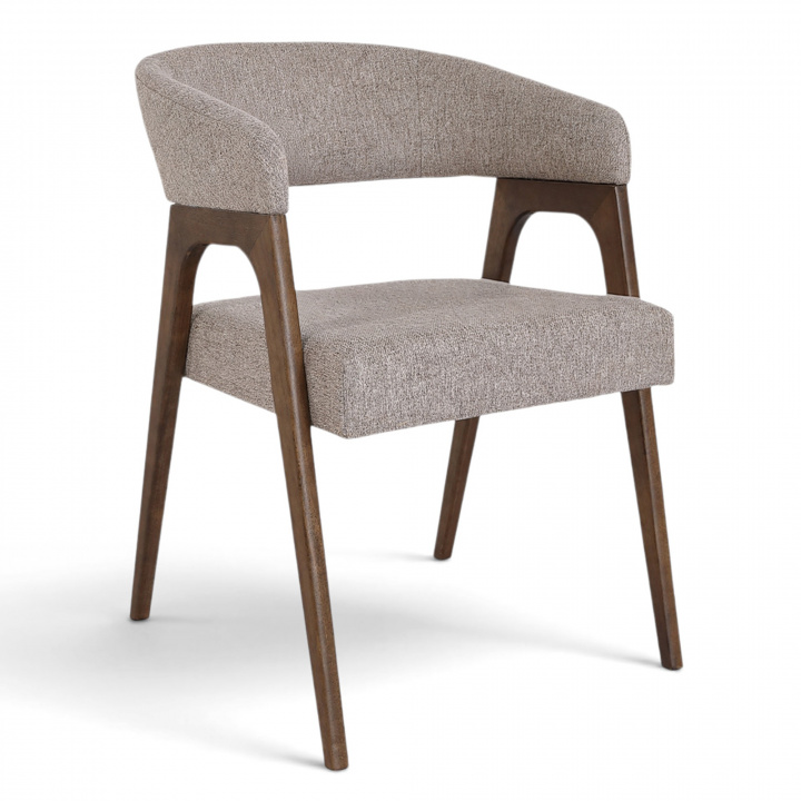Krzesło \'Alba\' - Orzech/Greige w grupie Meble / Meble do siedzenia / Krzesła w Reforma (071-walnut-beige)