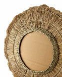 Lustro \'Stina\' okrągłe 70cm - Naturalne