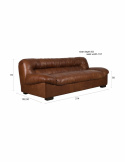 Sofa \'Douglas\' - Brązowy
