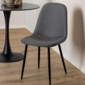 Krzesło \'Gal\' - Szaro/Czarne