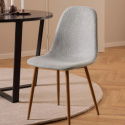 Krzesło \'Gal\' - Szaro/Naturalne