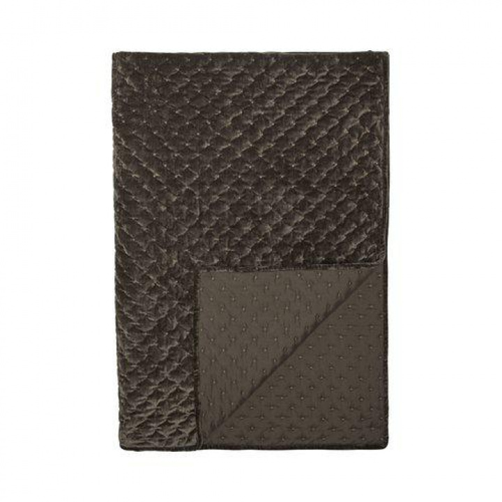 Narzutka \'Cia\' 260x260 - Brązowa w grupie Wystrój / Tekstylia / Narzutka w Reforma (1026-94-162)