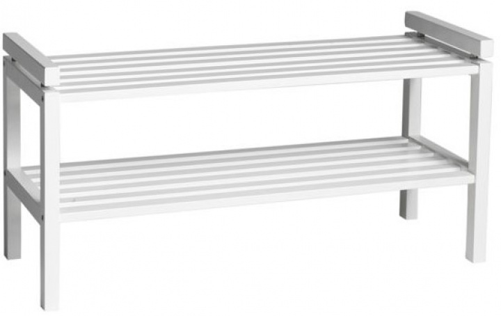 Stojak na buty \'Confetti\' 80cm - Biały w grupie Meble / Półki i przechowywanie / Półki na kapelusze i buty w Reforma (103614)