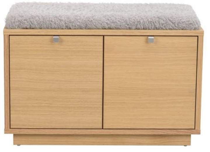 Ławka \'Confetti\' 70cm - Dąb/Jasnoszary w grupie Meble / Meble do siedzenia / Ławki w Reforma (103754)