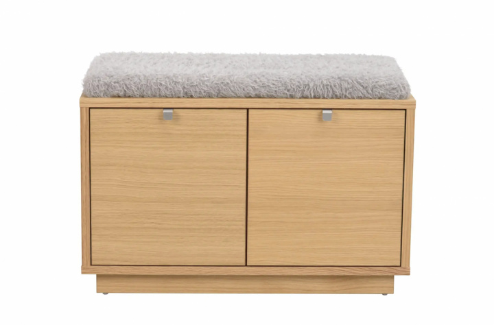 Ławka \'Confetti\' 70cm - Dąb/Jasnoszary w grupie Meble / Meble do siedzenia / Ławki w Reforma (103754)