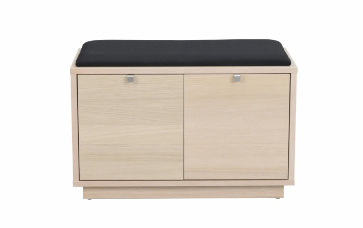 Ławka \'Confetti\' 70cm - Białe pigmentowane/Czarna w grupie Meble / Meble do siedzenia / Ławki w Reforma (103759)