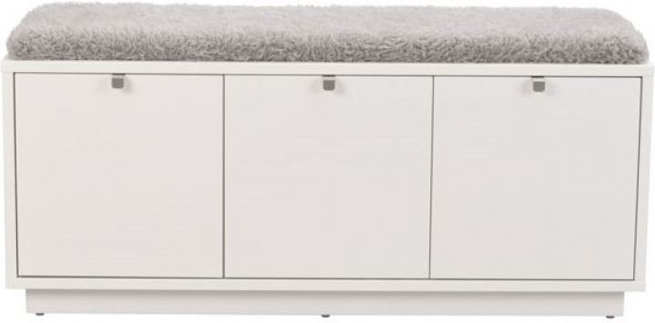 Ławka \'Confetti\' 106x35cm - Biała/Czarna w grupie Meble / Meble do siedzenia / Ławki w Reforma (103763)